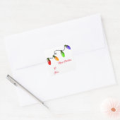 kerstcadeautje Label sticker (Envelop)