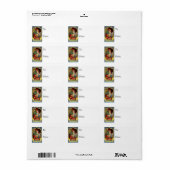  kerstcadeautje Label voor kerstcadeaus (Full Sheet)