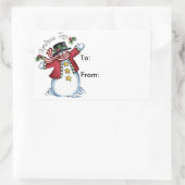 kerstcadeautje - Labels met cadeautjes (Tas)