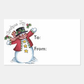 kerstcadeautje - Labels met cadeautjes (Voorkant)