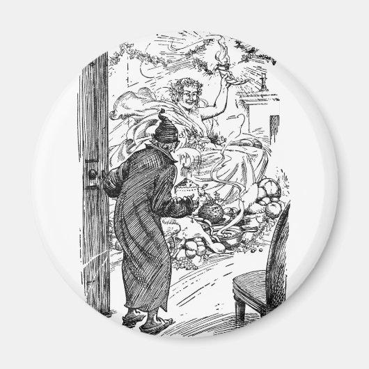 kerstcadeautje magneet (Voorkant)