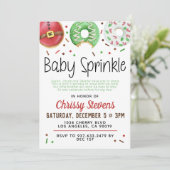 kerstcadeautje met Baby Sprinkle Kaart (Staand voorkant)