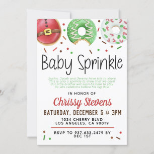 kerstcadeautje met Baby Sprinkle Kaart