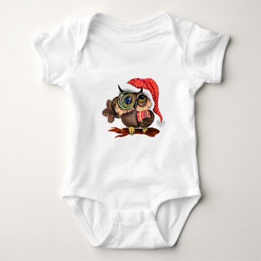 kerstcadeautje met Baby voor cadeautjes Baby met c Romper (Voorkant)
