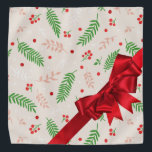 kerstcadeautje met Bow Bandana<br><div class="desc">Pet bed dat lijkt op een gewikkeld kerstcadeautje met een heldere rode boog. Heeft aanpasbaar cadeau label. Typ de naam van uw huisdier in de sjabloon voordat u aan het karretje toevoegt.</div>