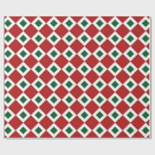 kerstcadeautje met Diamond Pattern Cadeaupapier (Vlak)