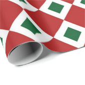 kerstcadeautje met Diamond Pattern Cadeaupapier (Rol Hoek)