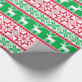 kerstcadeautje met een Ugly sweater Cadeaupapier (Hoek)