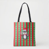 kerstcadeautje met feestdag tote bag (Voorkant)
