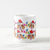 kerstcadeautje met Hondenliefhebber kerstmis met  Koffiemok (Center)