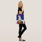 kerstcadeautje met kerstcadeau tote bag (Op model)