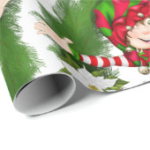 kerstcadeautje met kerstcadeaus cadeaupapier (Rol Hoek)