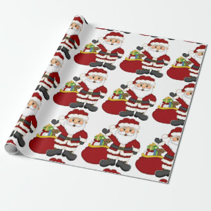 kerstcadeautje met kerstcadeaus cadeaupapier