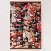 kerstcadeautje met kerstcadeaus moeilijk Jigzaag P Legpuzzel (Verticaal)