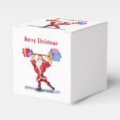 kerstcadeautje met kerstcadeaus voor Box Bodybuild Bedankdoosjes (Voorkant Zijde)
