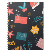 kerstcadeautje met kerstthema's Seizoen Gift Cute Notitieboek (Voorkant)