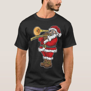 kerstcadeautje met trombone t-shirt