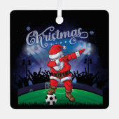 kerstcadeautje metalen ornament (Voorkant)