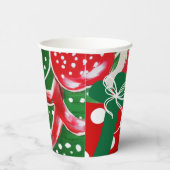 kerstcadeautje papieren bekers (Rechts)