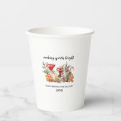 Kerstcadeautje Papieren Bekers (Voorkant)