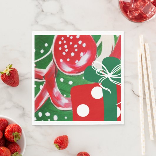 kerstcadeautje servet (Insitu)