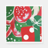 kerstcadeautje servet (Voorkant)