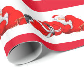 kerstcadeautje / Slaapkerstman Cadeaupapier (Rol Hoek)