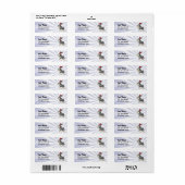 kerstcadeautje/standaard/miniatuur Schnauzer Etiket (Full Sheet)