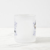 kerstcadeautje/standaard/miniatuur Schnauzer Matglas Koffiemok (Center)