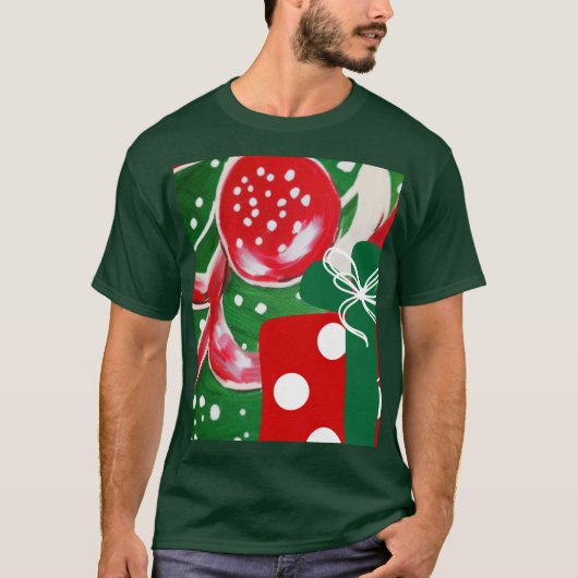 kerstcadeautje t-shirt (Voorkant)