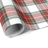 kerstcadeautje: Tartan Gift Wrapping Paper Cadeaupapier (Rol Hoek)