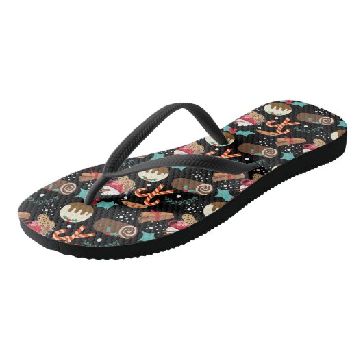 kerstcadeautje teenslippers (Schuin)
