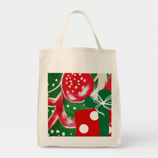 kerstcadeautje tote bag (Voorkant)