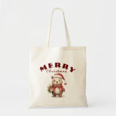 kerstcadeautje tote bag (Voorkant)