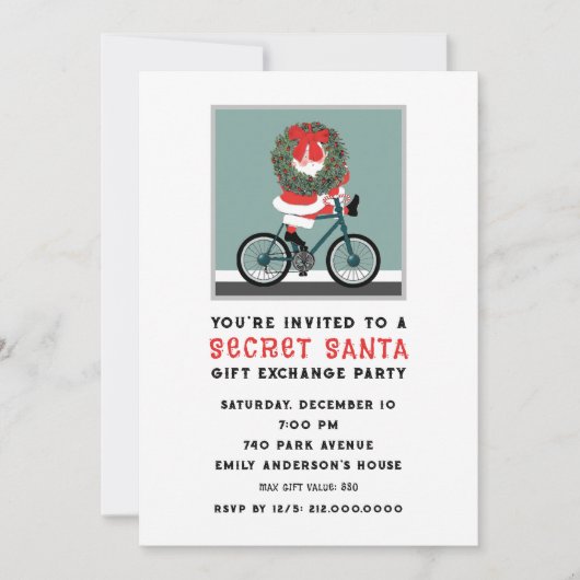 Kerstcadeautje Uitwisselen Kerstfeest Kaart (Voorkant)