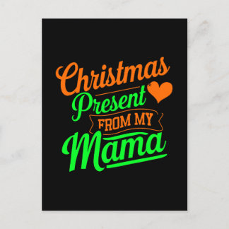 Kerstcadeautje van mijn mama Digitale Kunst Briefkaart