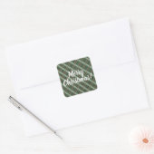  kerstcadeautje vierkante sticker (Envelop)