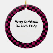 kerstcadeautje voor de bezoeker keramisch ornament (Achterkant)