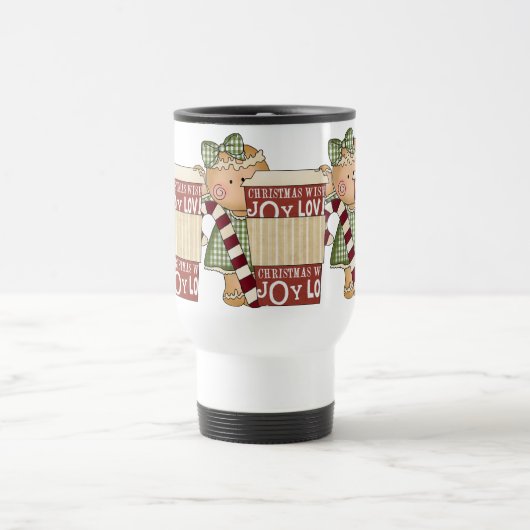 kerstcadeautje voor feestdagen reisbeker (Center)