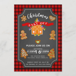 kerstcadeautje voor fundraiser-evenement kaart