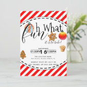 kerstcadeautje voor fundraiser-evenement kaart (Staand voorkant)