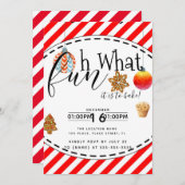 kerstcadeautje voor fundraiser-evenement kaart (Voorkant / Achterkant)