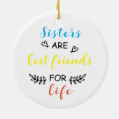 kerstcadeautje voor vrienden - persoonlijk keramisch ornament (Achterkant)