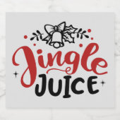 kerstcadeautje voor woordvoerder likeurfles etiket (Enkel label)