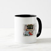 kerstcadeautjeJongen die in het stopzetten graven Mok (Voorkant rechts)