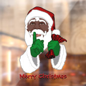 kerstcadeautjes Aangepast Afrikaans kerstvenster D Raamsticker (Vel 2)