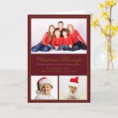 kerstcadeautjes Aangepaste serie Foto Kaart (Gele Bloem)