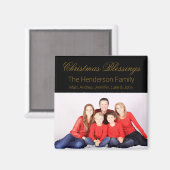 kerstcadeautjes Aangepaste serie Foto Magneet (Voorkant / Achterkant)