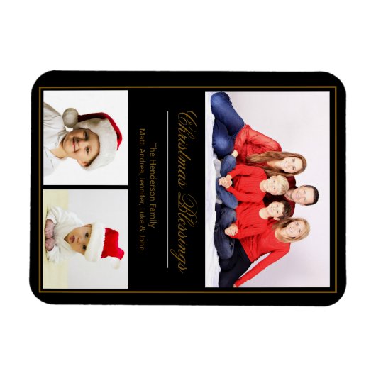 kerstcadeautjes Aangepaste serie Foto Magneet (Horizontaal)