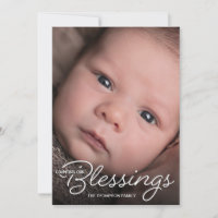 kerstcadeautjes Baby Foto geboorteaankondiging